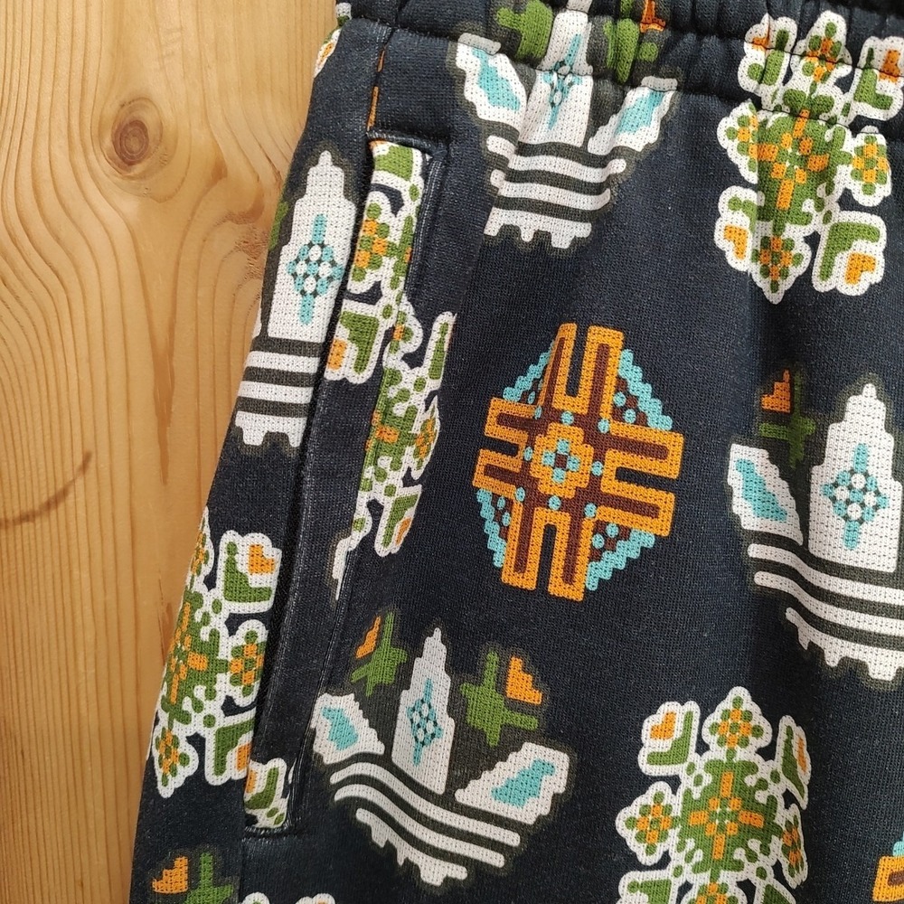 Adidas All over Print Tile Sweat Pants Track Graphic JW3503 Men's Sz Large - Picture 2 of 7